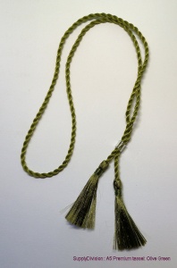 A5 Order of service/menu tassel